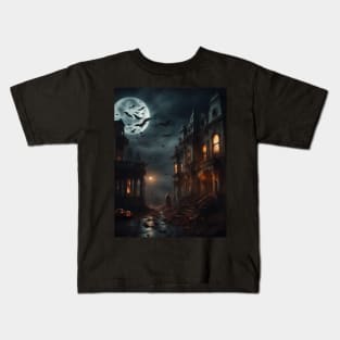 halloween night Kids T-Shirt